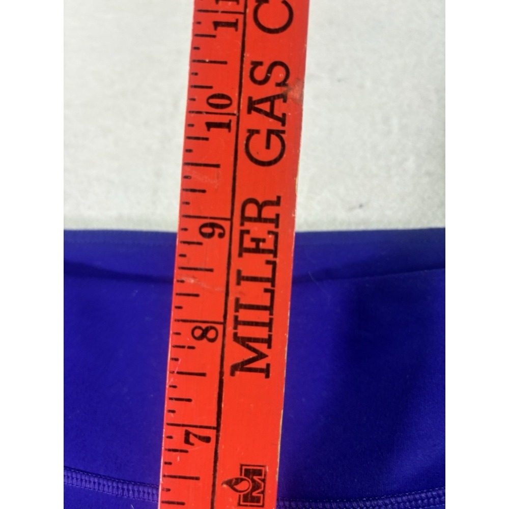 FABLETICS Cobalt Royal Blue Cropped Leggings 19" Size Med Activewear Yoga - Picture 3 of 7